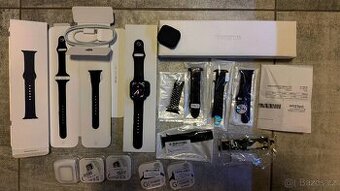Apple Watch Series 8 45mm GPS BLACK, komplet balení - 1