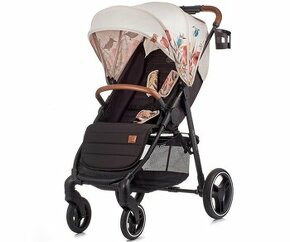 Kočár Kinderkraft Grande Lx Bird+ bohaté příslušenství+fusak