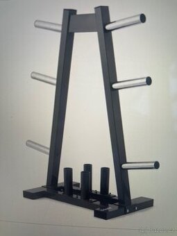 Stojan na olympijske kotouce a osy Trinfit Rack