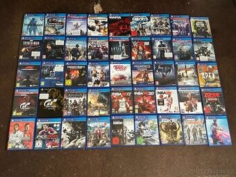Hry na PS4/PS5 - Ceny v popisku