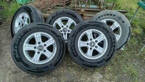 Sada Alu kol + letní pneu Kia sorento + rezervní kolo