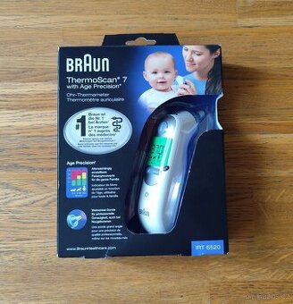 TEPLOMĚR DO UCHA BRAUN ThermoScan 7 IRT 6520 - NEPOUŽITÝ