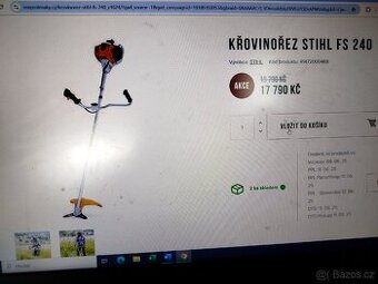 Křovinořez Stihl FS 240, 1.7Kw, zánovní