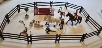Schleich- Jezdecka škola sada