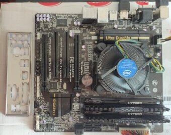 GA-Z87M-D3H LGA 1150 Z87 chipset (volitelně cpu a ram)