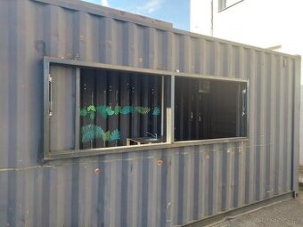 Lodní kontejner 20' - Kiosek. Prodejní stánek.