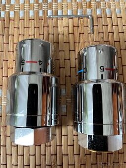 Termostatické hlavice Zehnder chrom