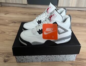 🟢 Na prodej: Air Jordan 4 Retro White Cement (GS) 🟢 📦 - 1