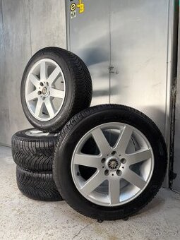 Celoroční alu sada  5x112 r16 s pneu 205/55/16 Michelin