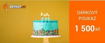 Poukaz na 1500,- na letenky na pelikan.cz