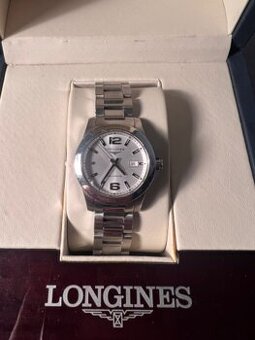 Prodám dámské Hodinky Longines Conquest 29.5mm Sunray Silver
