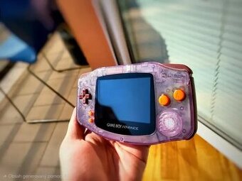 Game Boy Advance Atomic Purple Space World 2000