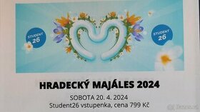 Majáles Hradec Králové 2024, 2 x  vstupenka Student 26