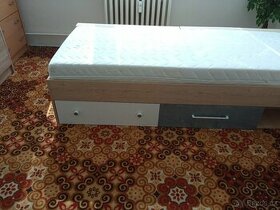 Jednolůžková postel 90 x 200 cm