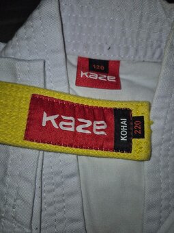 Dětské kimono vel. 120 + žlutý pásek 220