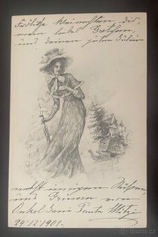 Stará pohlednice r. 1901 č.19