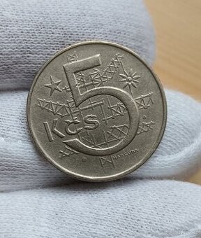 5kčs 1966 Vzácná varianta velké 66...