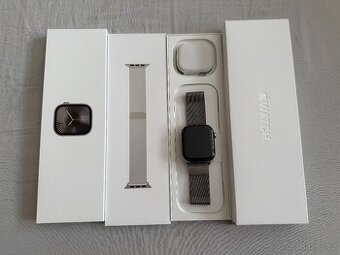 Apple Watch 10, přírodní titan, esim, Istyle