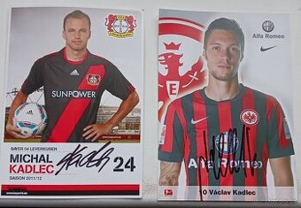 MICHAL KADLEC a VÁCLAV KADLEC - prodám 2 podepsané fotky. - 1