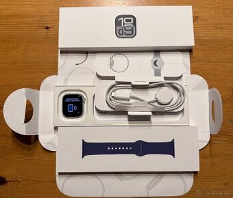 Apple Watch Series 10 42mm Stříbrný hliník denim M/L DPH
