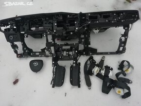 Opel mokka II airbagy pasy palubni deska