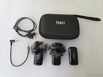 Bezdrátové klopové mikrofony TNVI V3 (2TX+1RX) - 1