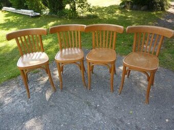Židle Thonet 4 ks - cena za vše 1.600,-