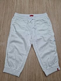 Esprit, Bílé 3/4 letní kalhoty vel.38