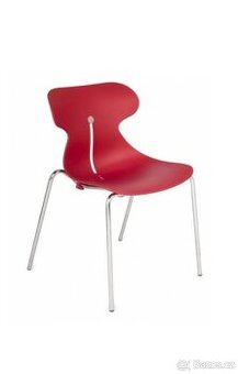 Designové židle značky Mariquita - červené - 4ks