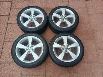 Letní alu sada disky originál Škoda Rapid 5x100 7Jx16 ET46