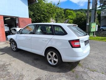 Levé přední a zadní dveře Škoda fabia 3 kombi bílá Candy