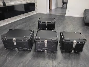 Univerzální hliníkový moto kufr 45L, 55L , 65L (Topcase)