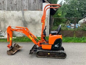 Prodám minibagr Kubota U10 s nulovým přesahem zádě
