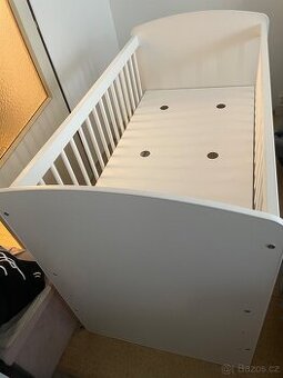 Postýlka klups Karolina|| 120x60 cm bila záruka nepoužívaná