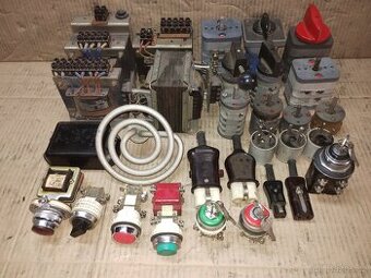 Vypínače,zástrčky.