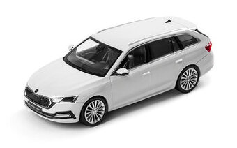 Škoda auto Octavia Combi A8 bílá Moon - model