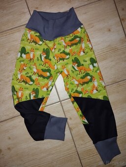 Dívčí zimní softshellové kalhoty s fleece