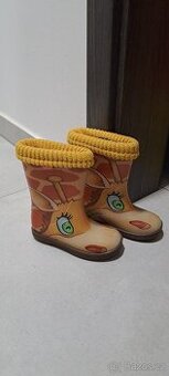 Dětské zateplené holínky Demar HAWAI LUX PRINT vel. 24-25