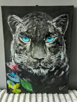 Prodám obraz - leopard