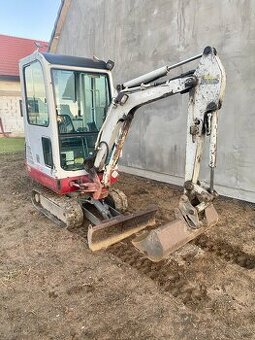 Minibagr Takeuchi TB014 – plně funkční, ihned k dispozici