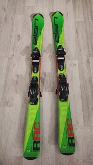 Dětské lyže 120cm Elan RC Race QS se stavitelným vázání.