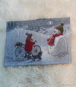 Vánoční gobelínové prostírání