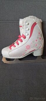 Prodám dívčí lední brusle Crowned GLAMOUR JR vel 31