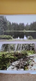 3 OBRAZY s místy známé  ŠUMAVSKÉ KRAJINY