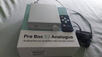 předzesilovač, Pro-Ject Pre Box S2 Analogue, stříbrný