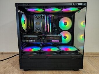 Herní PC: R7 5800x, RTX 4060ti, 32gb ram, 2Tb ssd, ZÁRUKA