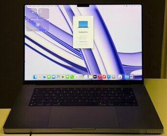 MacBook Pro 16” 2021 /32GB RAM/M1 MAX/1TB SSD DISK/Záruka