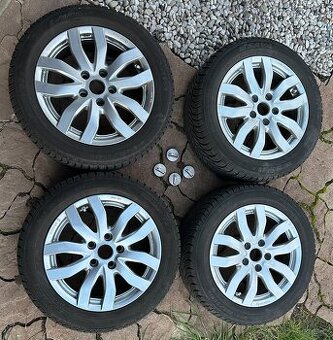 ALU TOYOTA 16", rozteč 5x114,3mm, pneu 205/55/R16 91T,6mm