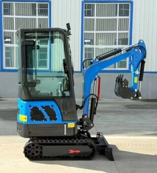 minibagr s kabinou, minibagr, kabinový bagr, bagřík