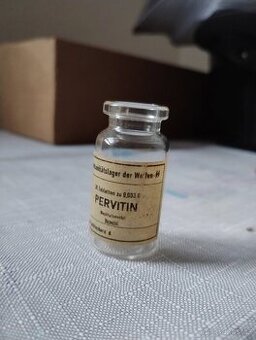 Originální zdravotní láhev wehrmacht z druhé světové války